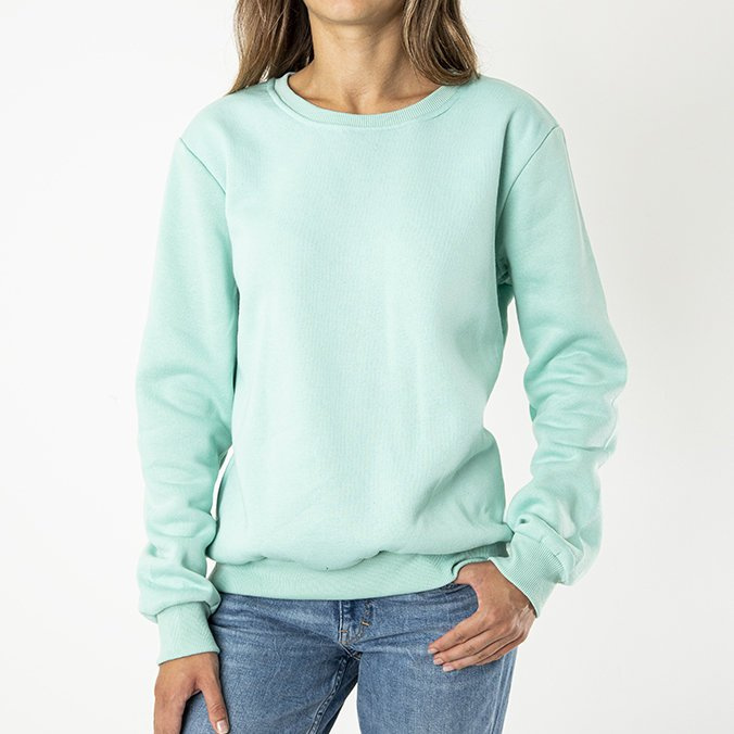 Damen Sweatshirt Ohne Kapuze