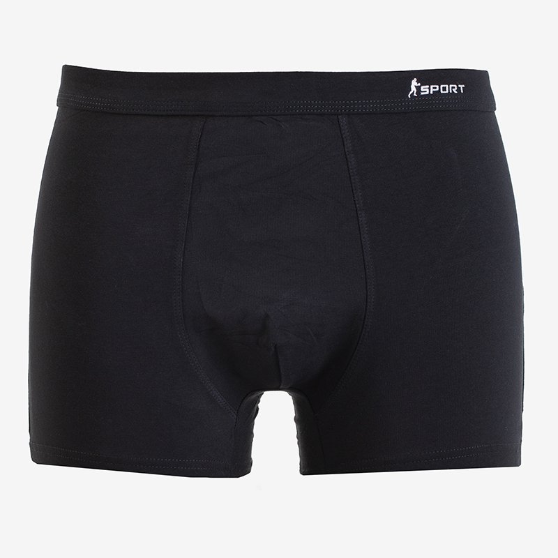 Black Cotton Boxershorts