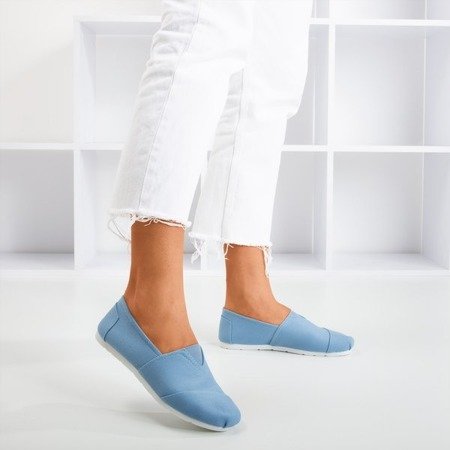 Blaue Slipper für Frauen von Slavarina - Schuhe 1