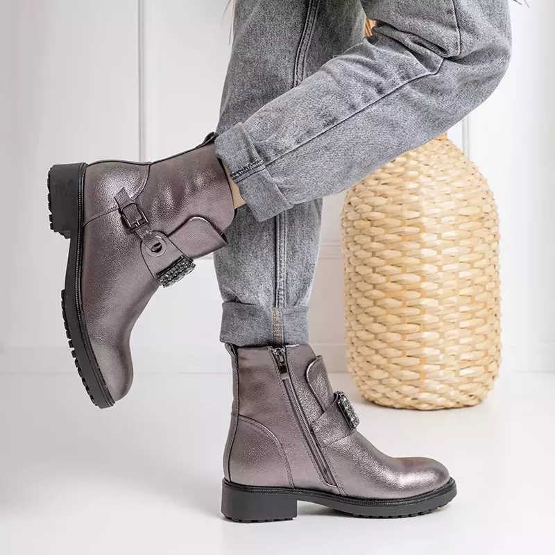 OUTLET Graphite isolierte Diamonti-Stiefel für Damen - Schuhe