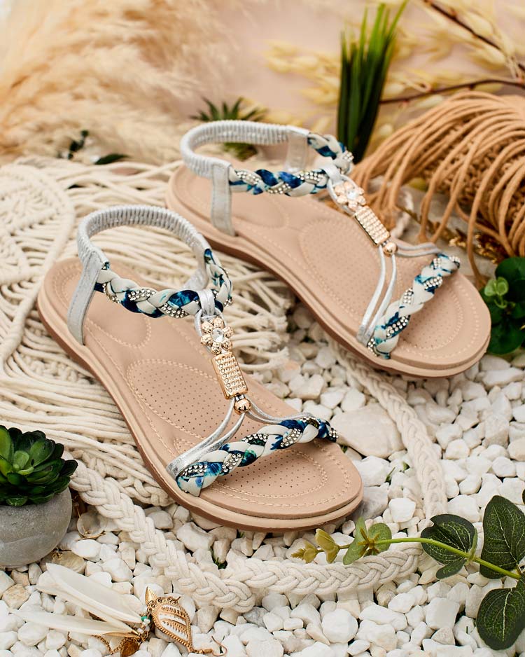 Royalfashion Dekorierte Damen Memti Sandalen