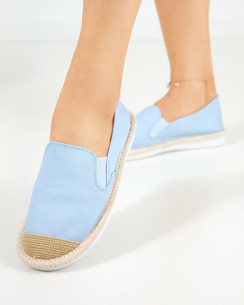 Hellblaue Damen-Espadrilles Joll- Footwear