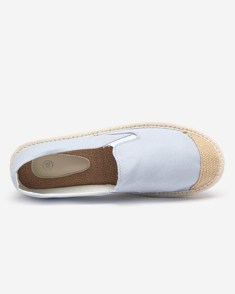 Hellblaue Damen-Espadrilles Joll- Footwear