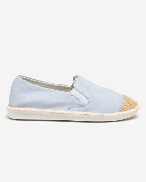 Hellblaue Damen-Espadrilles Joll- Footwear