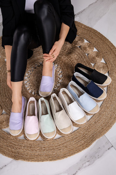 Hellblaue Damen-Espadrilles Joll- Footwear