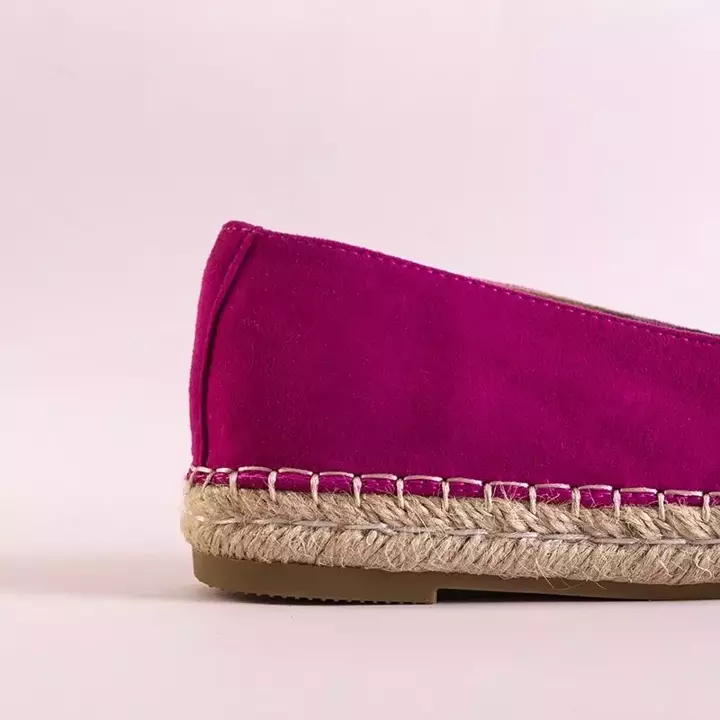 OUTLET Fuchsia Damen Espadrilles mit Lucila Verzierungen - Schuhe