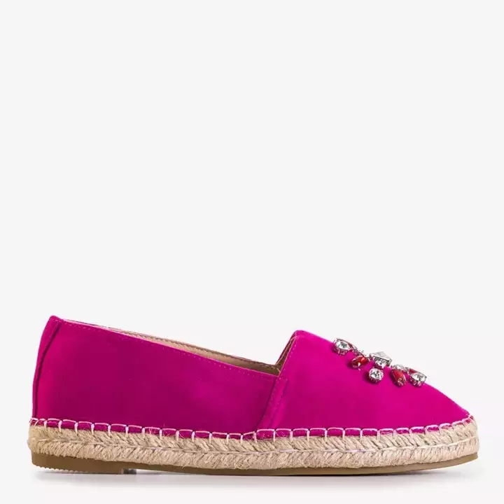 OUTLET Fuchsia Damen Espadrilles mit Lucila Verzierungen - Schuhe