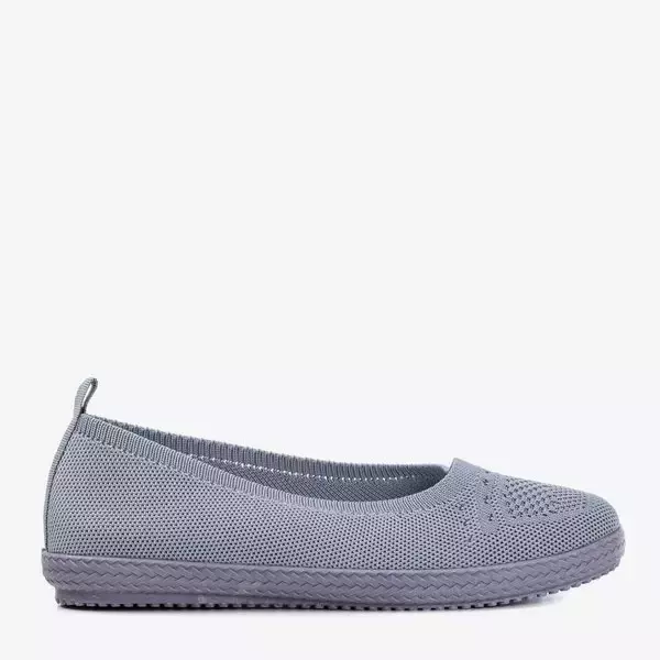 OUTLET Graue Slip-On-Sneakers für Damen Vlora - Schuhe