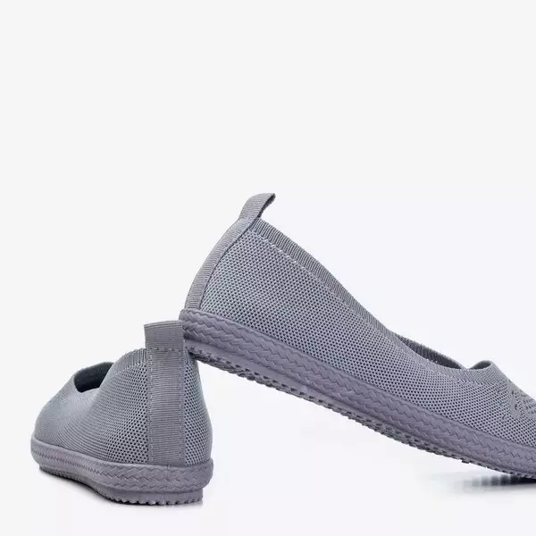 OUTLET Graue Slip-On-Sneakers für Damen Vlora - Schuhe