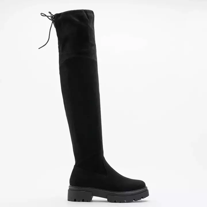 OUTLET Lange Leilisa-Stiefel für Damen in Schwarz - Schuhe