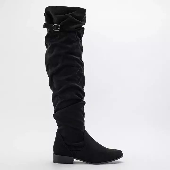 OUTLET Schwarze Damen Overknee Marshetta Stiefel - Schuhe