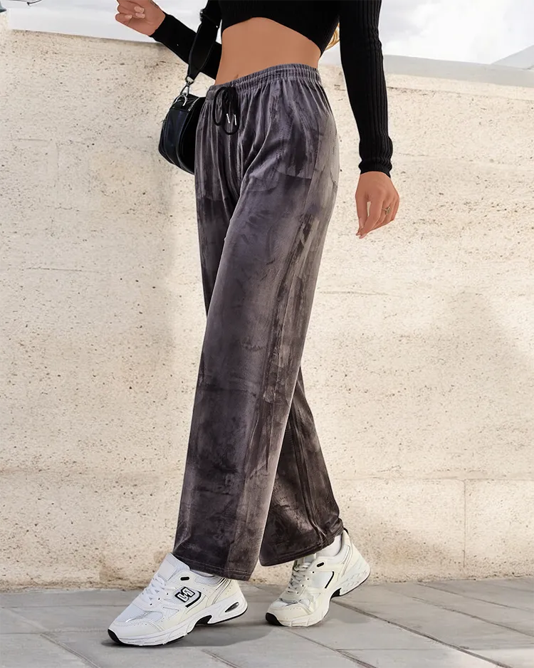 Royalfashion Damen-Sweatpants a'la velour