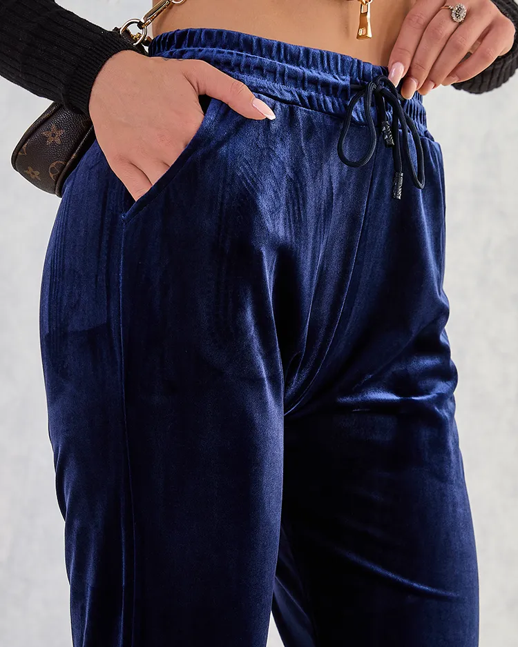 Royalfashion Damen-Sweatpants a'la velour