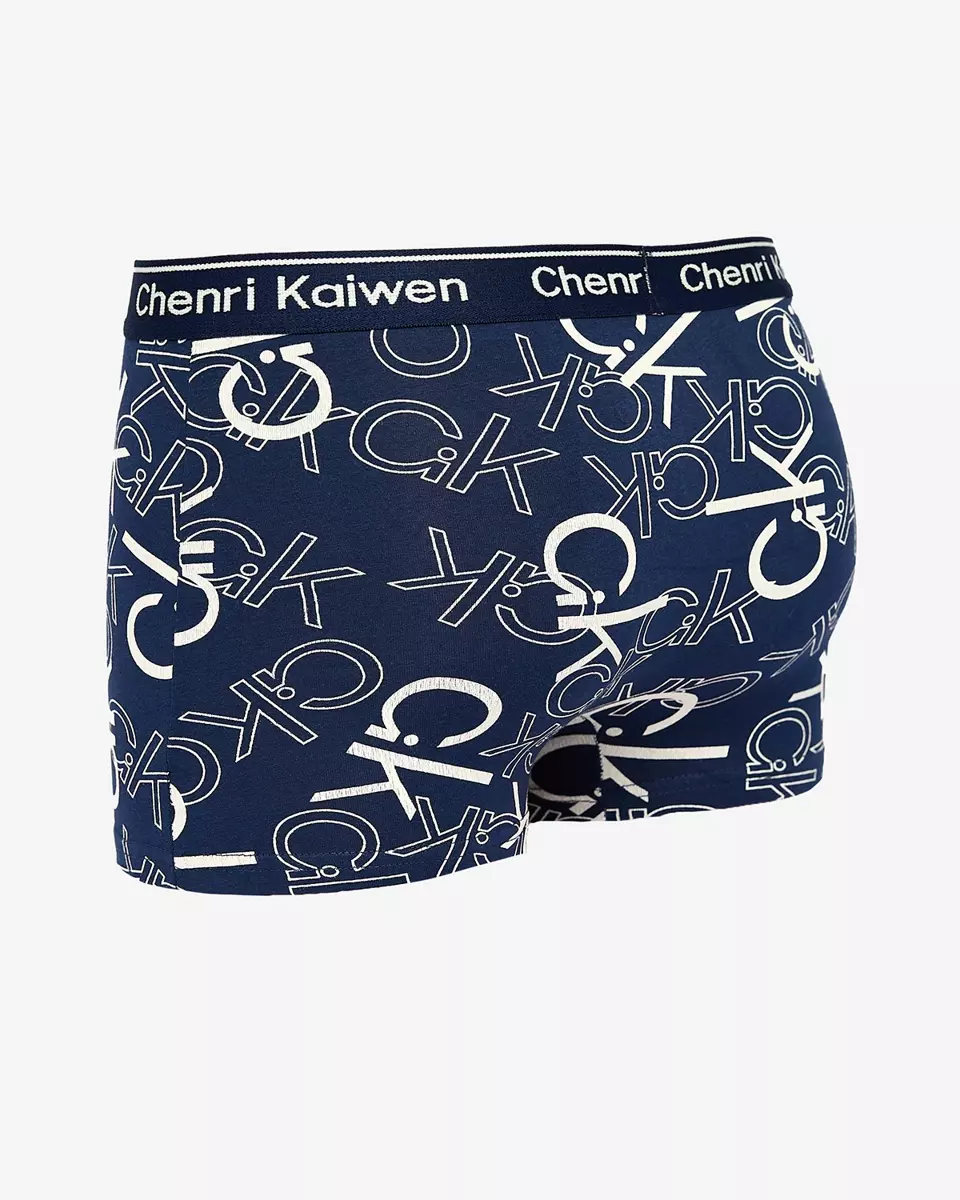 Royalfashion Jungen Boxershorts mit Aufdruck in navy blau