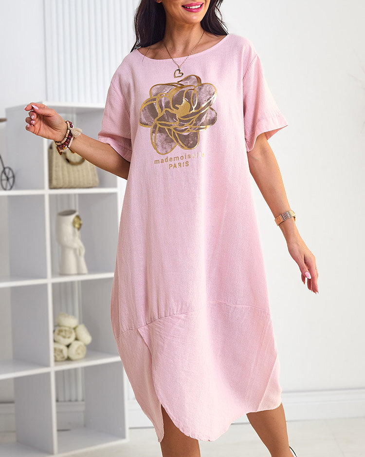 Royalfashion Oversize-Kleid für Damen aus Baumwolle