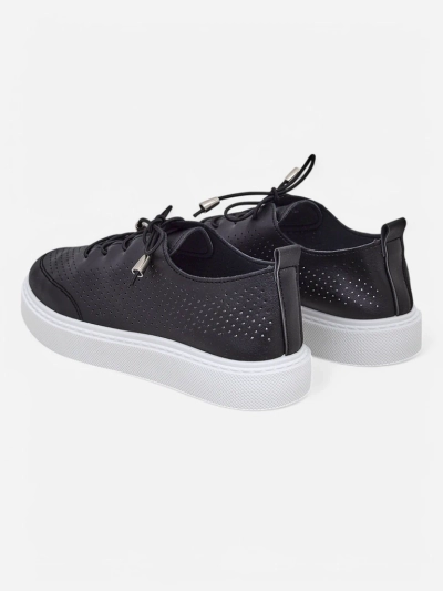 Royalfashion Damen perforierte Sports Schnürschuhe Vaned