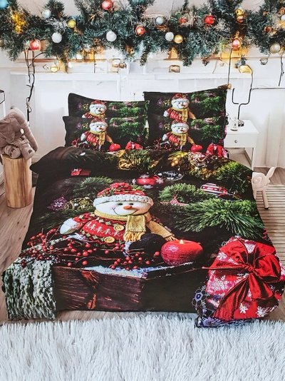 Royalfashion Weihnachtsbettwäsche 160x200 3-teiliges Set