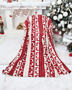 Royalfashion Weihnachtsdecke Tagesdecke 160x200