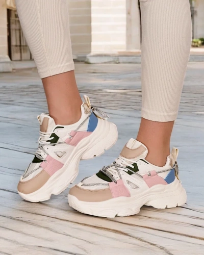 Royalfashion Damen Sneakers auf einer dickeren Sohle Reterri