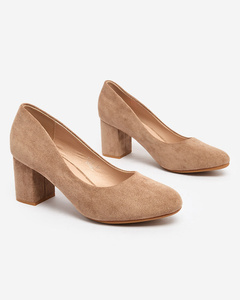 Royalfashion Damen Öko-Wildleder Semwu-Pumps