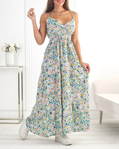 Royalfashion Baumwoll-Damen-Midikleid