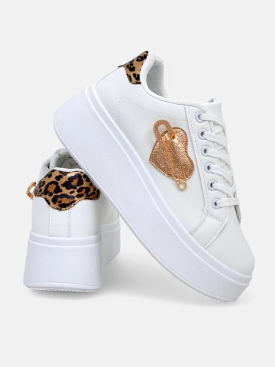 Royalfashion Damen Plattform-Sport Sneakers Lovig