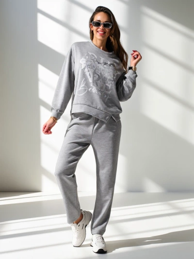 Royalfashion Damen Viskose Set mit Druck