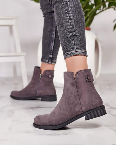 Royalfashion Graue Damenstiefel a'la sztyblety Elegant Vibes