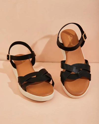 Royalfashion Damen Doliw Sandalen mit niedrigem Absatz