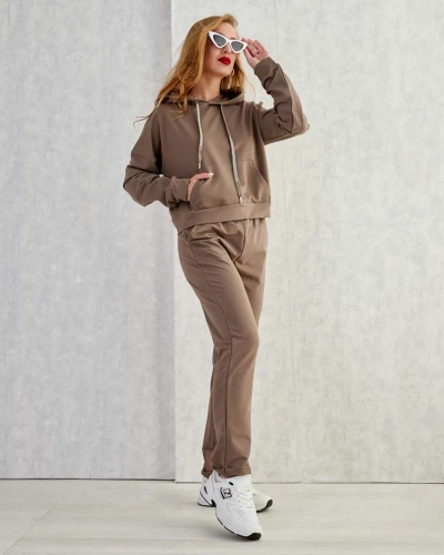 Royalfashion Damen-Sweatshirt-Set aus Baumwolle