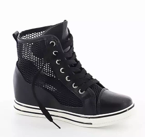 OUTLET Schwarze Sneaker aus Resvetta-Mesh - Schuhe