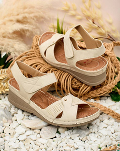 Royalfashion Damen Obbiave Sandalen mit niedrigen Absätzen