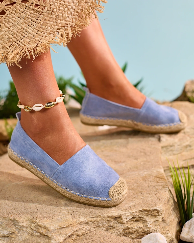 Royalfashion Blaue Damen-Espadrilles Lessilla