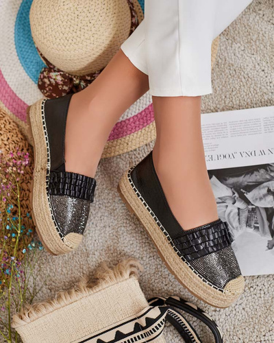 Royalfashion Damen Teirra Zirkonia Espadrilles