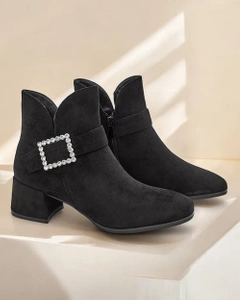 Royalfashion Damen-Stiefeletten mit niedrigem Absatz Vetti