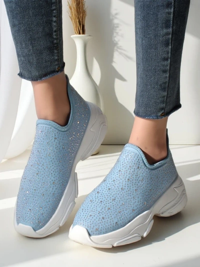 Royalfashion Slip-On Damensneakers mit Strass Elavises