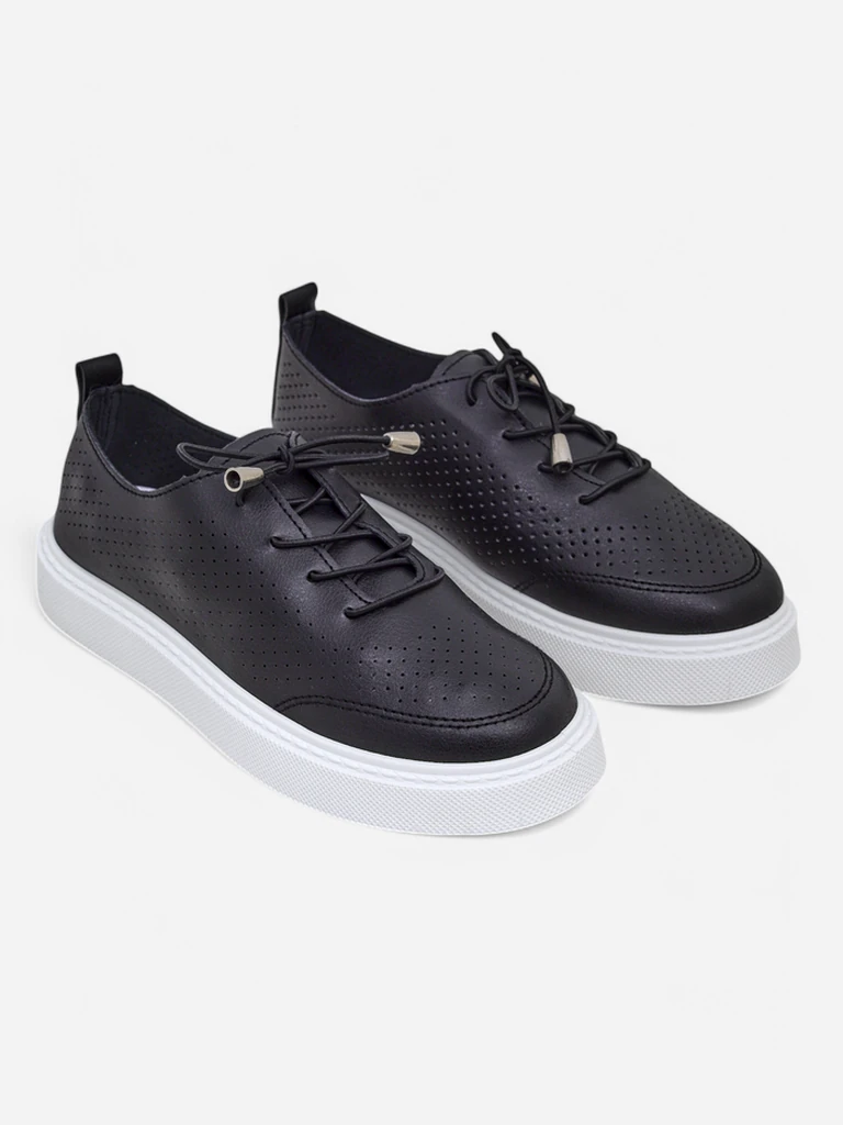 Royalfashion Damen perforierte Sports Schnürschuhe Vaned