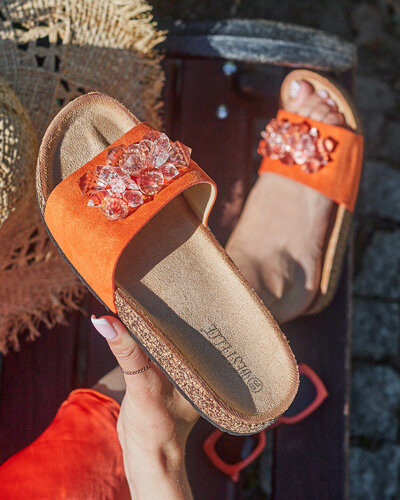 Royalfashion Damen Villo Strass-Flip-Flops