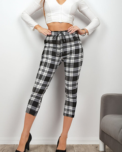 Royalfashion Damen Karo-Hose