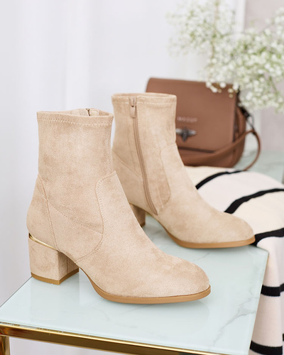 Royalfashion Beige Damenstiefel Rejerra