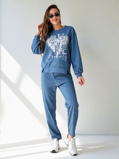 Royalfashion Damen Viskose-Set mit Druck