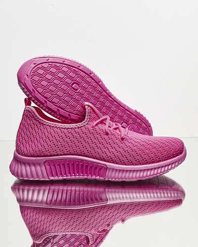 Fuchsia Sportschuhe für Damen aus Stoff Vobbu- Footwear