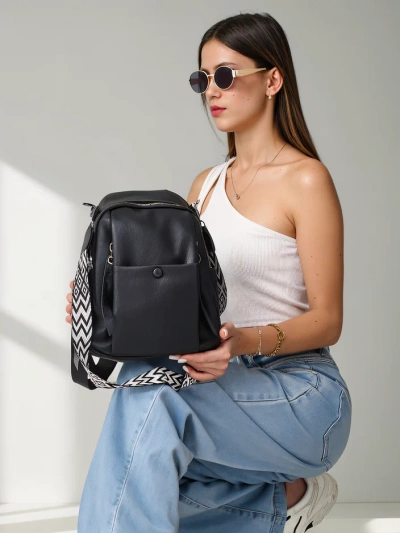 Royalfashion Kleiner Damen-Rucksack aus echtem Leder