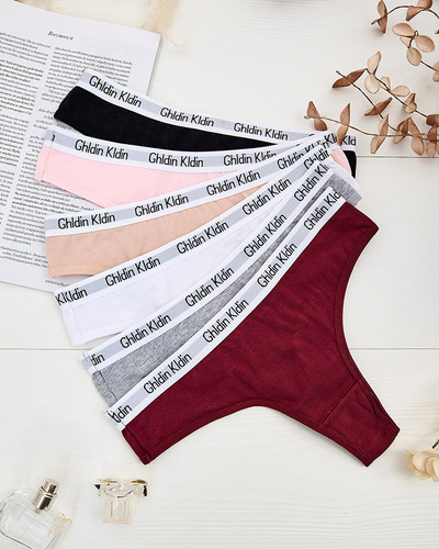 Royalfashion Damen-Tanga-Höschen mit Aufschriften