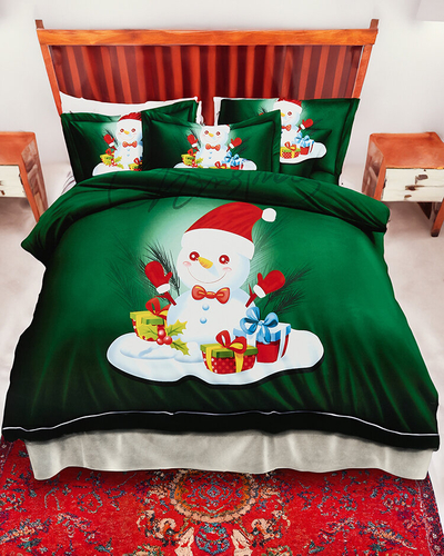 Royalfashion Weihnachtsbettwäsche 160x200 Set 3-teilig