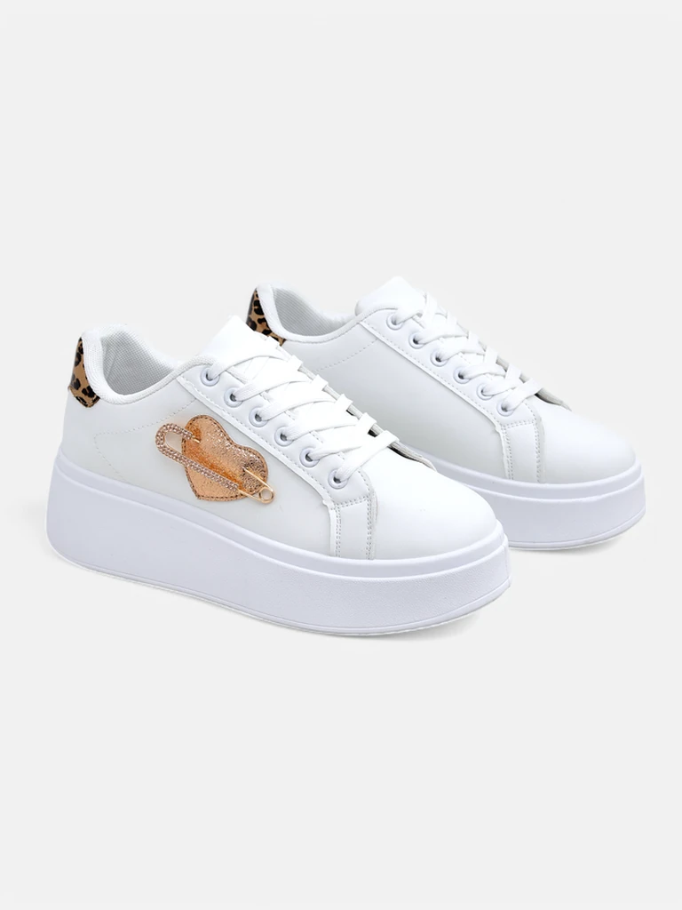 Royalfashion Damen Plattform-Sport Sneakers Lovig