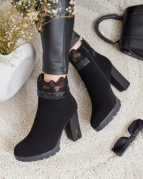 Royalfashion Women's Leroleda Decorated Stiletto Boots