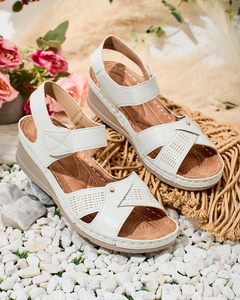 Royalfashion Damen Obbiave Sandalen mit niedrigen Absätzen