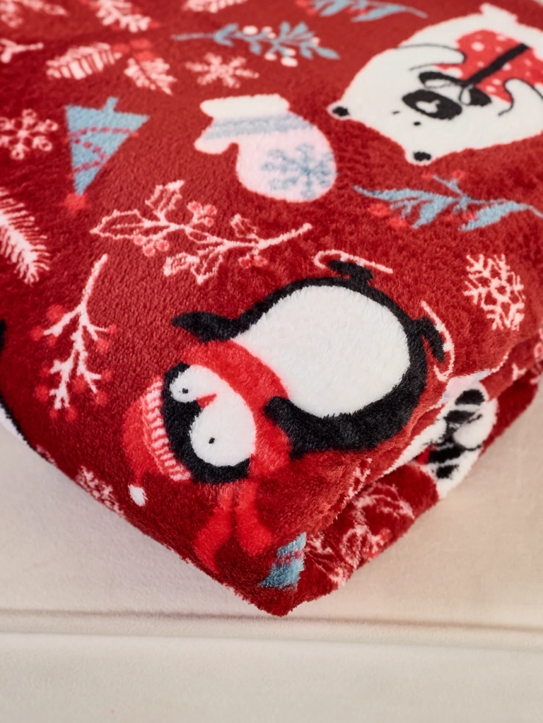 Royalfashion Weihnachtsdecke 160x200