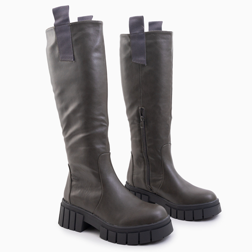 Жіночі чоботи кольору хакі Bitsy